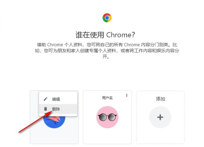 谷歌浏览器怎么删除无用的个人资料6