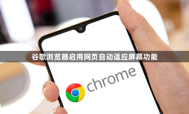 谷歌浏览器启用网页自动适应屏幕功能1
