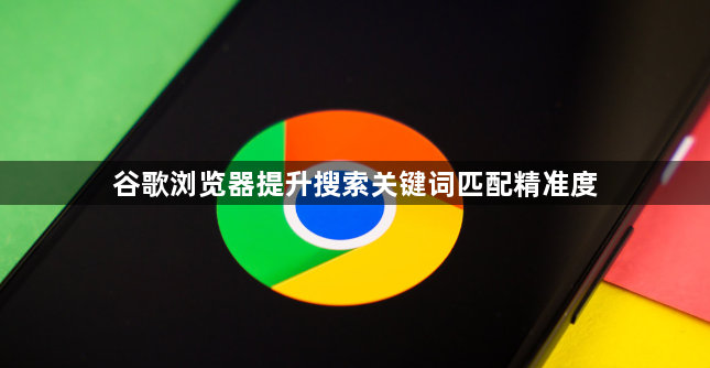 谷歌浏览器提升搜索关键词匹配精准度1
