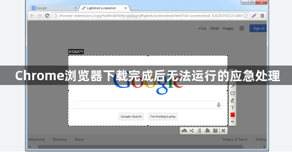 Chrome浏览器下载完成后无法运行的应急处理1