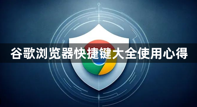 谷歌浏览器快捷键大全使用心得1