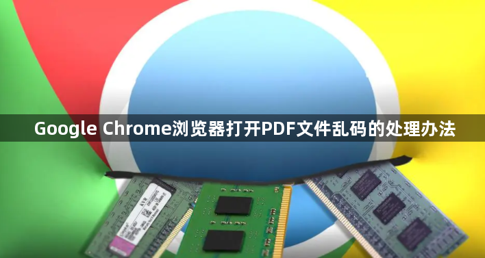 Google Chrome浏览器打开PDF文件乱码的处理办法1
