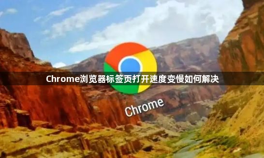 Chrome浏览器标签页打开速度变慢如何解决1