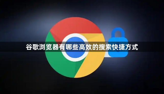 谷歌浏览器有哪些高效的搜索快捷方式1