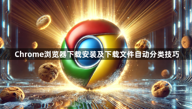 Chrome浏览器下载安装及下载文件自动分类技巧1