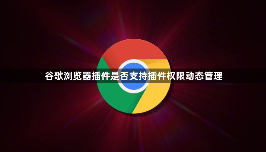 谷歌浏览器插件是否支持插件权限动态管理1