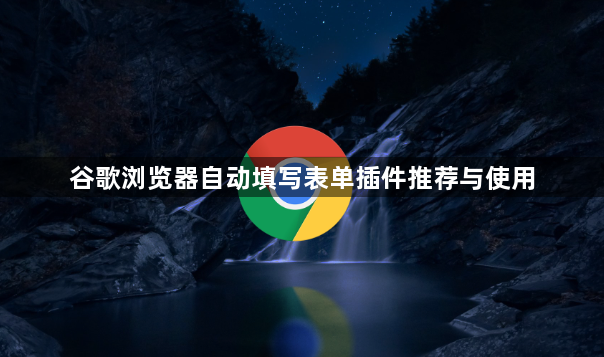 谷歌浏览器自动填写表单插件推荐与使用1