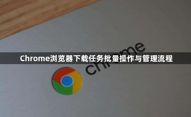 Chrome浏览器下载任务批量操作与管理流程1
