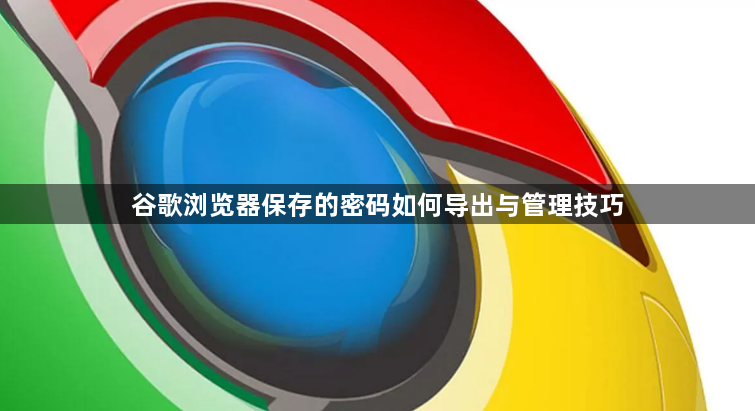 谷歌浏览器保存的密码如何导出与管理技巧1
