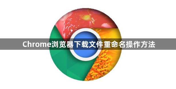 Chrome浏览器下载文件重命名操作方法1