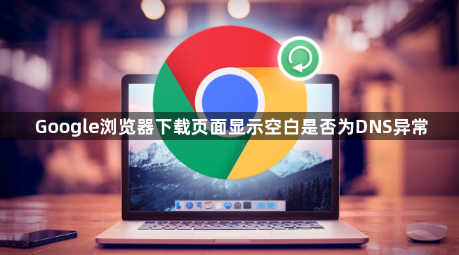 Google浏览器下载页面显示空白是否为DNS异常1