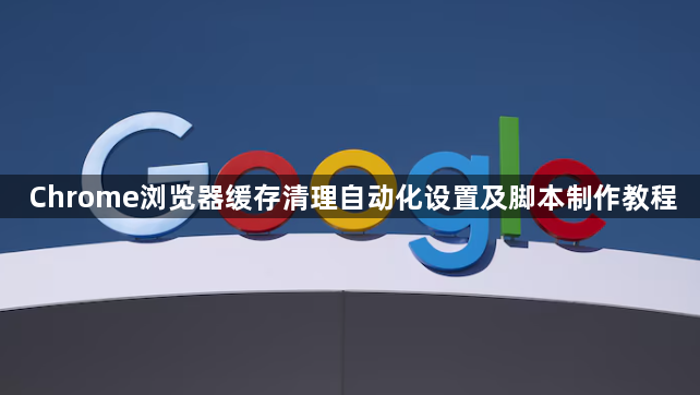Chrome浏览器缓存清理自动化设置及脚本制作教程1