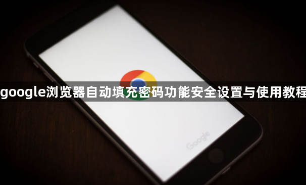 google浏览器自动填充密码功能安全设置与使用教程1