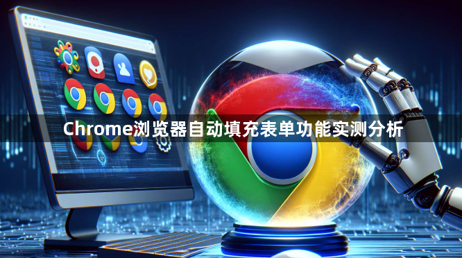 Chrome浏览器自动填充表单功能实测分析1