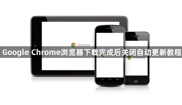 Google Chrome浏览器下载完成后关闭自动更新教程1
