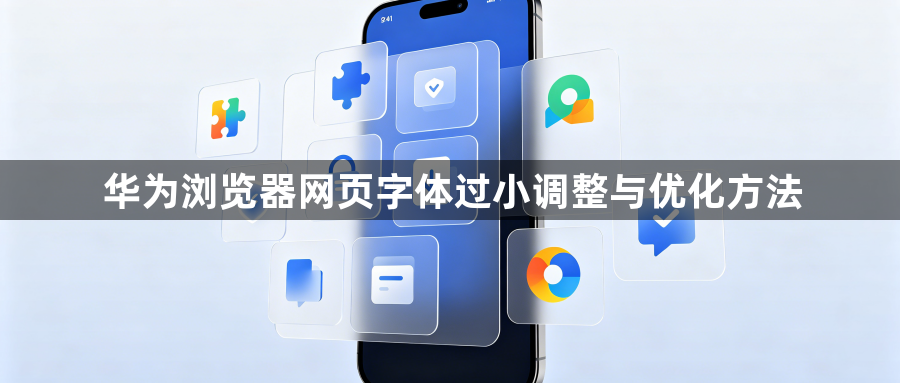 华为浏览器网页字体过小调整与优化方法1