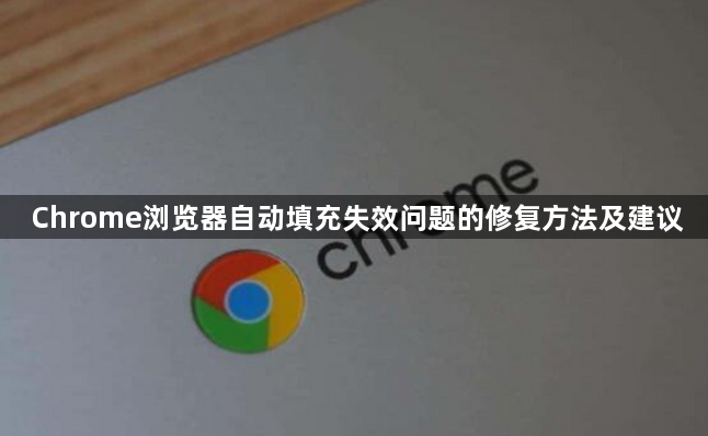 Chrome浏览器自动填充失效问题的修复方法及建议1