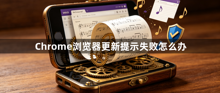 Chrome浏览器更新提示失败怎么办1