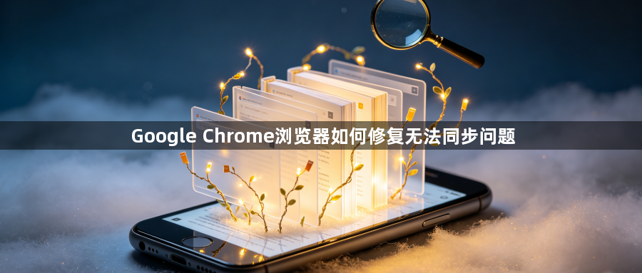 Google Chrome浏览器如何修复无法同步问题1