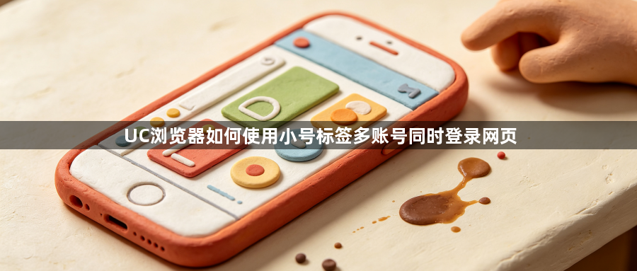 UC浏览器如何使用小号标签多账号同时登录网页1