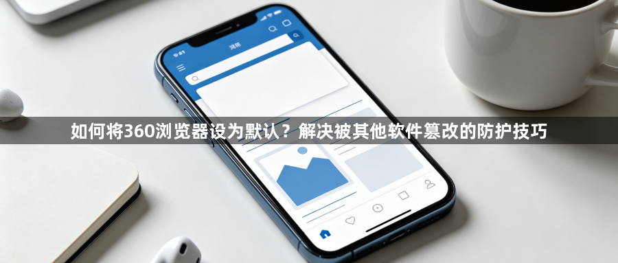 如何将360浏览器设为默认？解决被其他软件篡改的防护技巧1