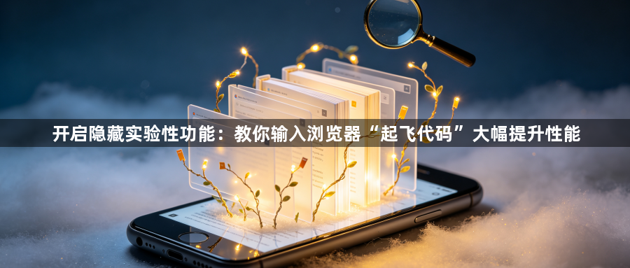 开启隐藏实验性功能：教你输入浏览器“起飞代码”大幅提升性能1