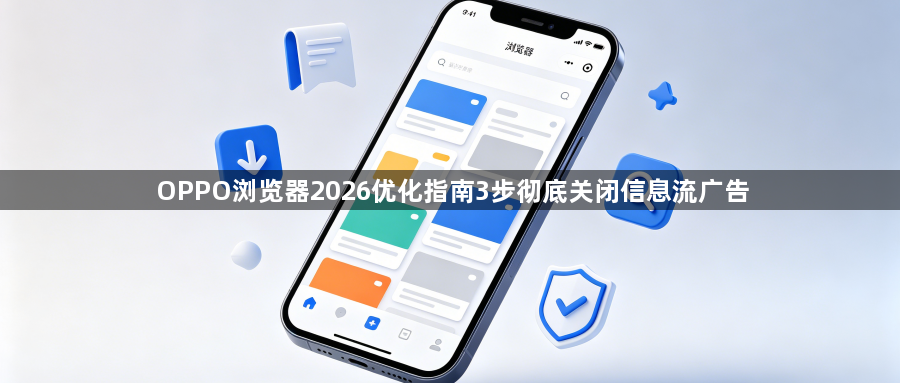 OPPO浏览器2026优化指南3步彻底关闭信息流广告1