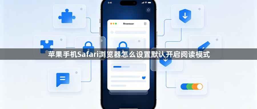 苹果手机Safari浏览器怎么设置默认开启阅读模式1