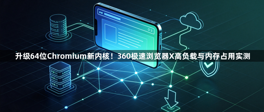 升级64位Chromium新内核！360极速浏览器X高负载与内存占用实测1