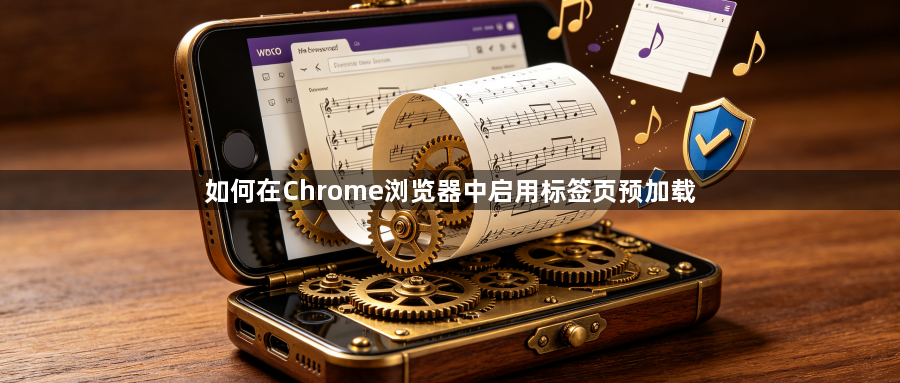 如何在Chrome浏览器中启用标签页预加载1