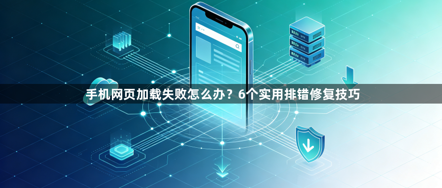 手机网页加载失败怎么办?6个实用排错修复技巧1