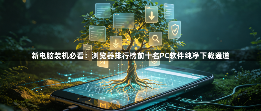 新电脑装机必看：浏览器排行榜前十名PC软件纯净下载通道1