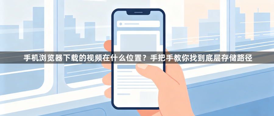 手机浏览器下载的视频在什么位置?手把手教你找到底层存储路径1