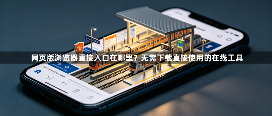 网页版浏览器直接入口在哪里？无需下载直接使用的在线工具1
