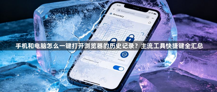 手机和电脑怎么一键打开浏览器的历史记录?主流工具快捷键全汇总1