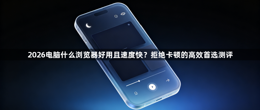 2026电脑什么浏览器好用且速度快?拒绝卡顿的高效首选测评1