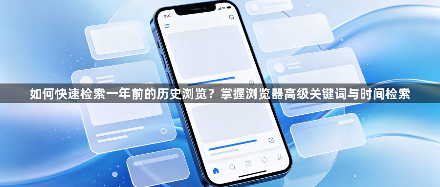 如何快速检索一年前的历史浏览?掌握浏览器高级关键词与时间检索1