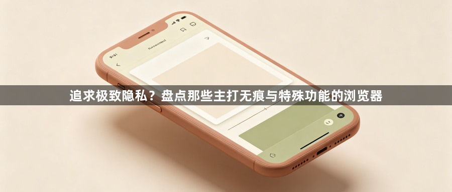 追求极致隐私?盘点那些主打无痕与特殊功能的浏览器1