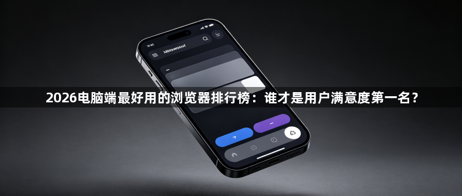 2026电脑端最好用的浏览器排行榜：谁才是用户满意度第一名？1