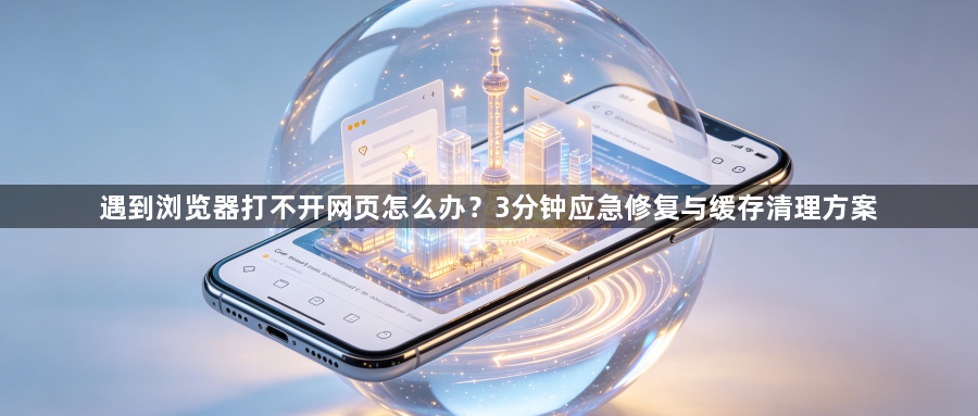 遇到浏览器打不开网页怎么办？3分钟应急修复与缓存清理方案1