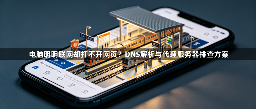 电脑明明联网却打不开网页?DNS解析与代理服务器排查方案1